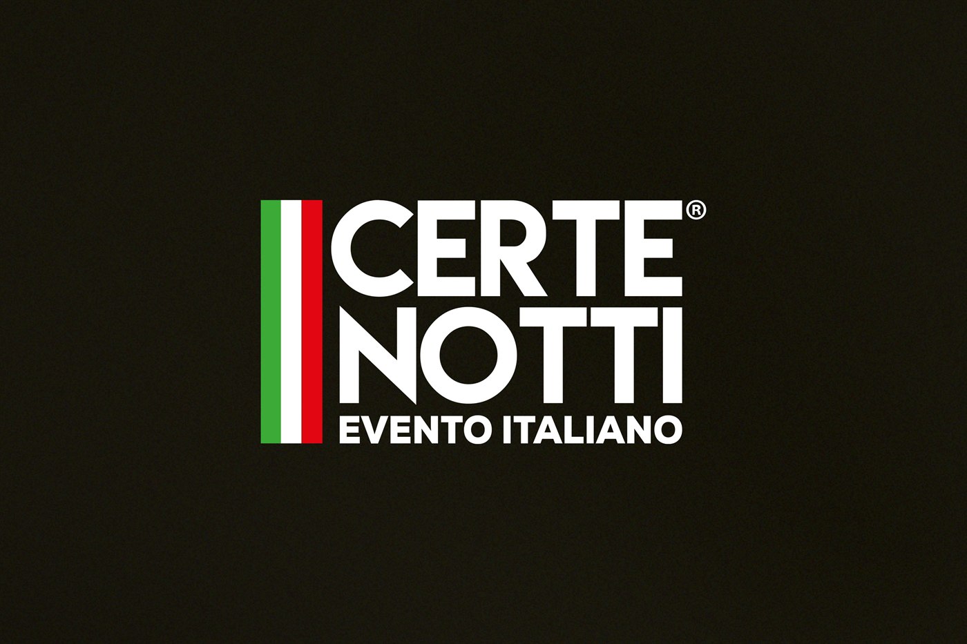 Logo CERTE NOTTI – evento italiano, Festa dell'Uva 2026, venerdì 18 settembre